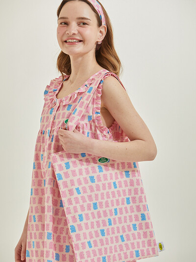 폴앤안나 젤리 베어 민소매 원피스