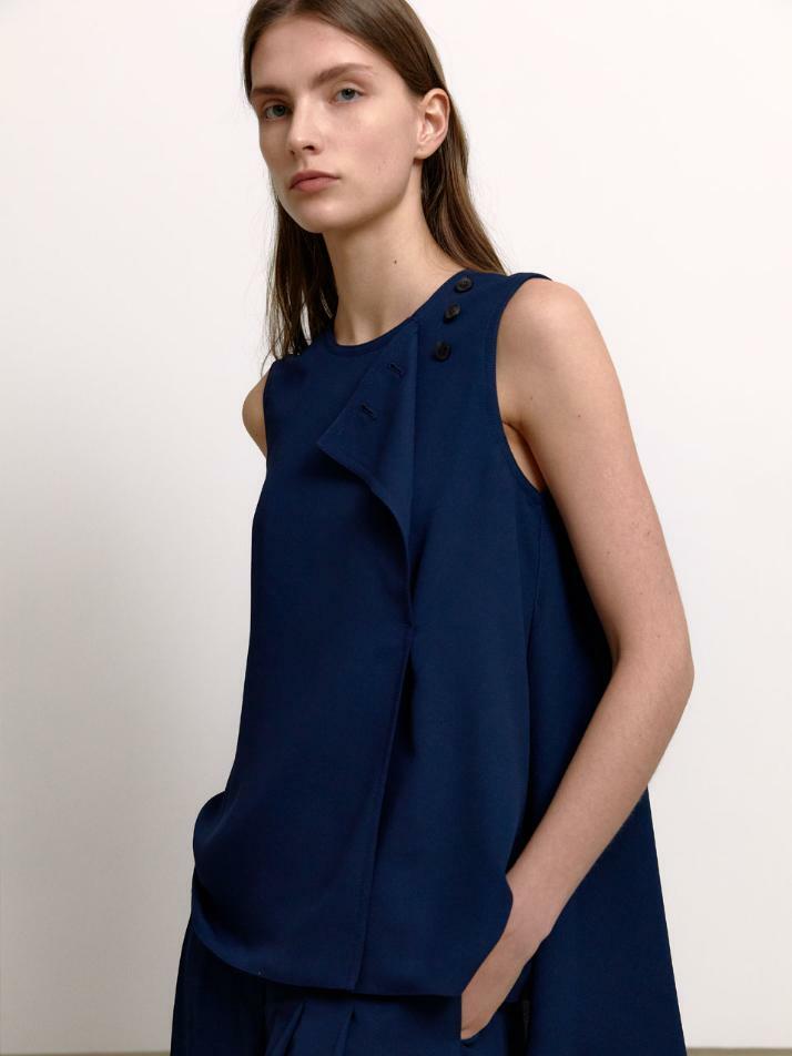 ELBADI TOP, NAVY