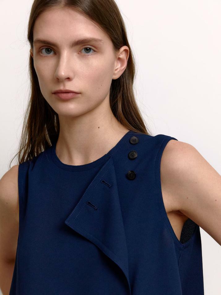 ELBADI TOP, NAVY