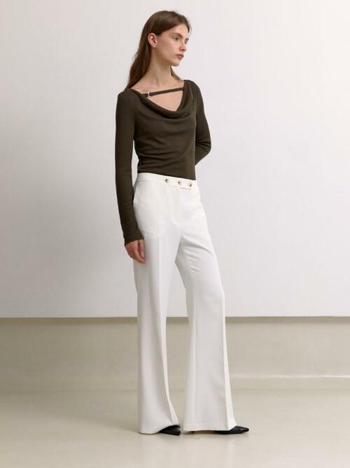 MAJORELLE PANTS, WHITE