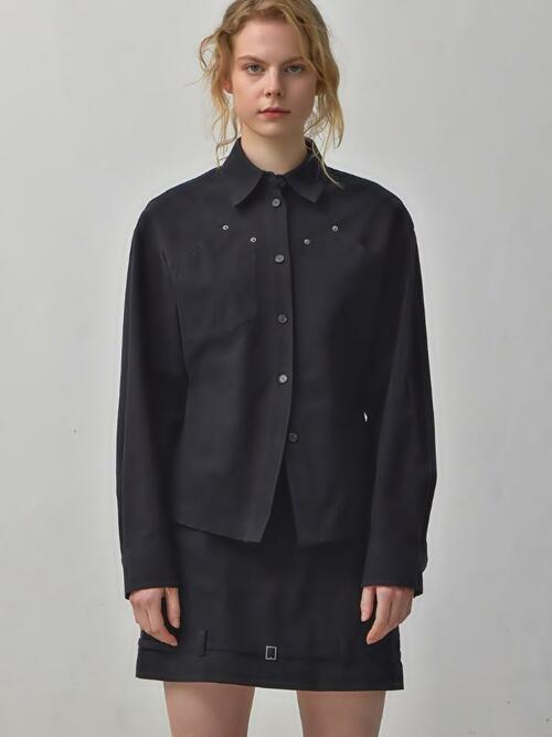 SKYE SHIRT, BLACK