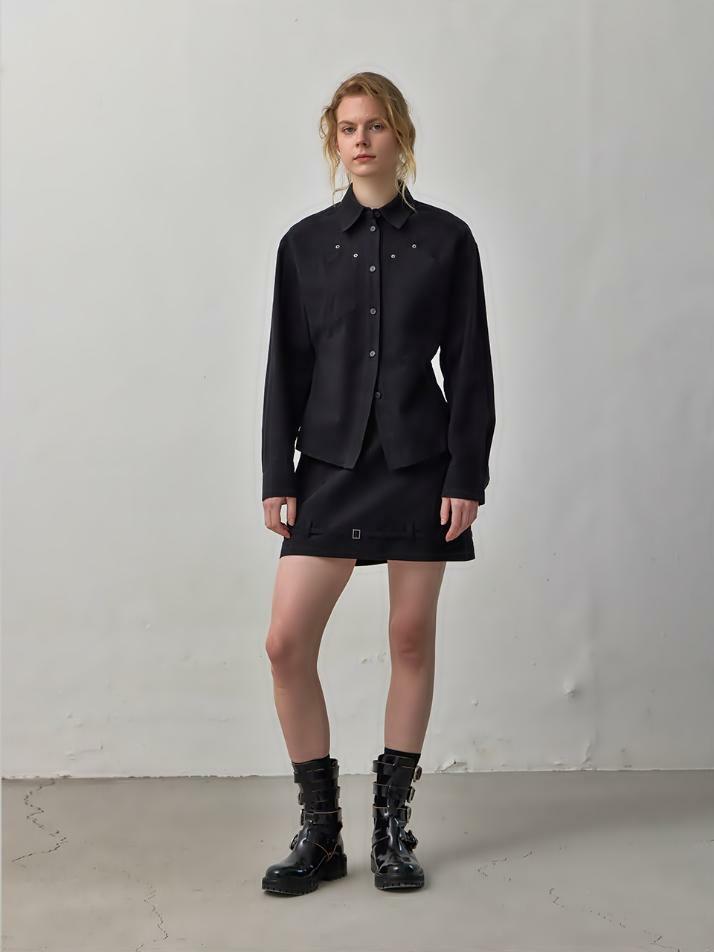 SKYE SHIRT, BLACK