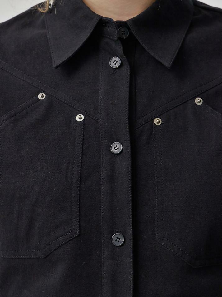 SKYE SHIRT, BLACK