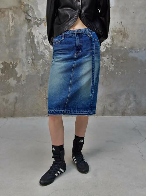 TESSA SKIRT, DENIM