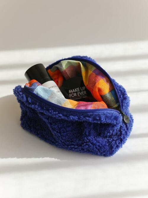 플러피 체크 파우치 4 color