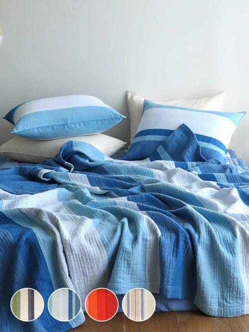 3중직 면거즈 홑이불 겸 스프레드 S/Q  4 colors