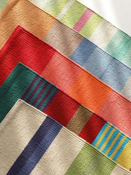 핸드메이드 면 발매트 겸 다용도 러그 5color 2 size