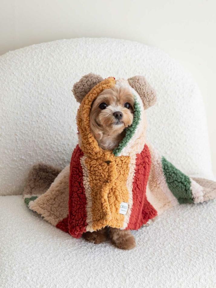 강아지 플리스 망토 블랭킷 3color 2size