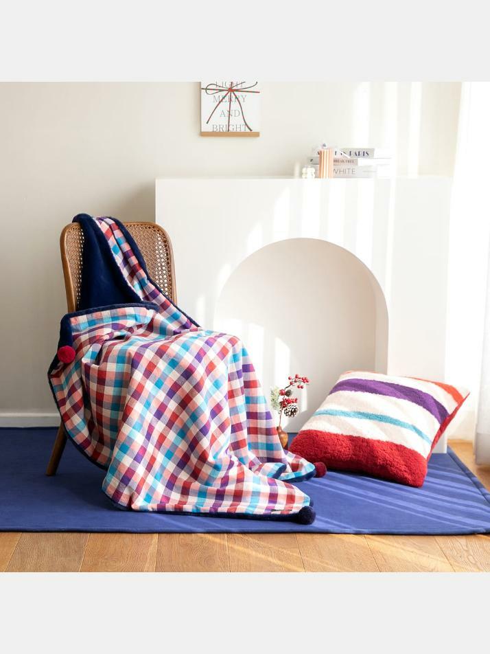 극세사 벨보아 니트방울 블랭킷 6 color