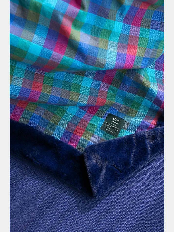 벨보아 블랭킷 오가닉코튼 L 이브닝글로우 체크