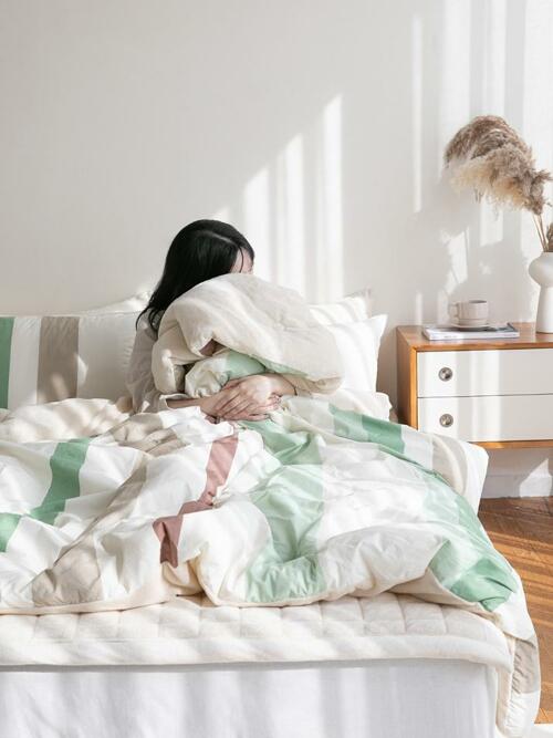 고밀도 60수  바이오워싱 5mm극세사 프리미엄 차렵이불 SS/Q 2 color