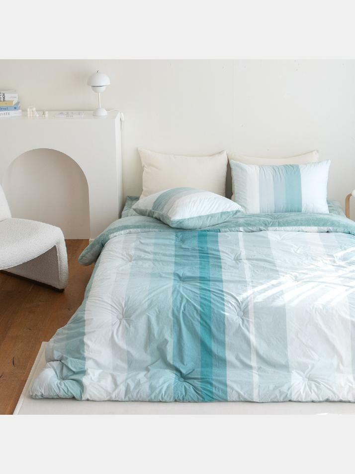 고밀도 60수  바이오워싱 5mm극세사 프리미엄 차렵이불 SS/Q 2 color