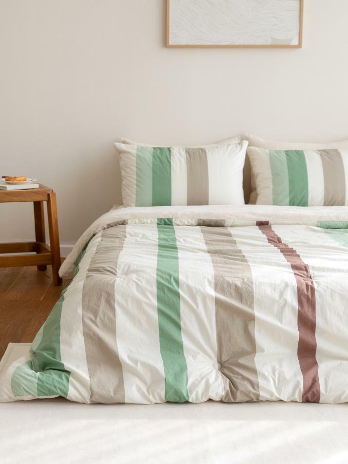 고밀도 60수  바이오워싱 5mm극세사 프리미엄 차렵이불 SS/Q 2 color