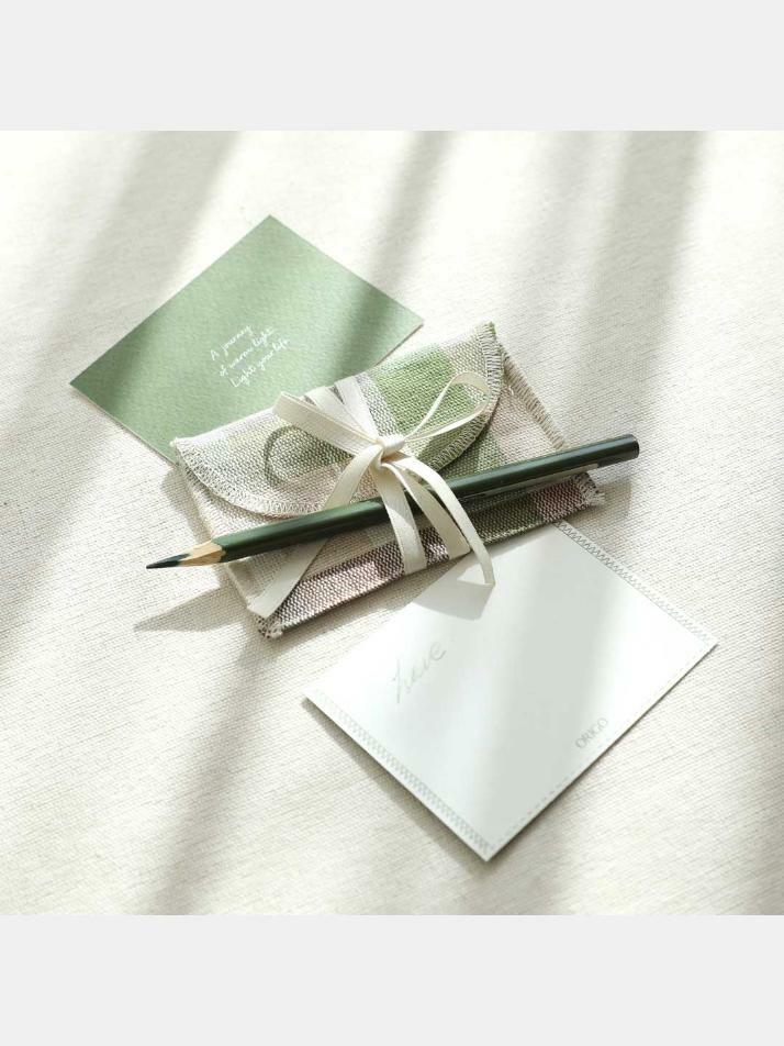 패브릭 메세지 카드  3color