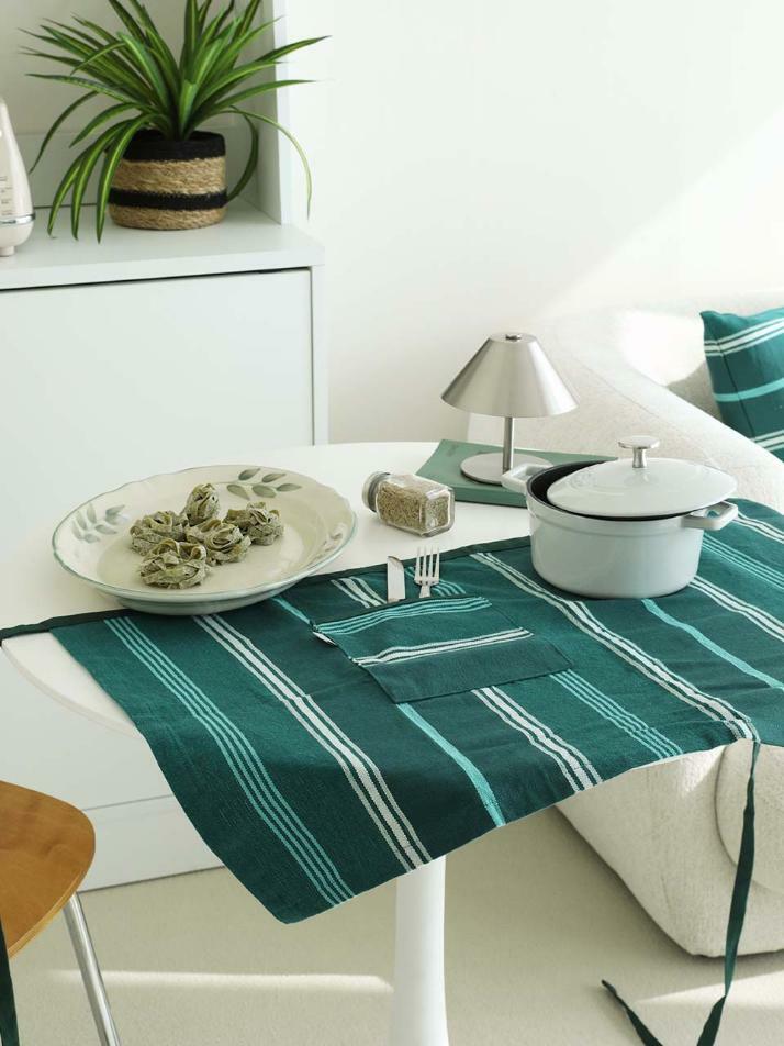 허리 하프 앞치마 2color