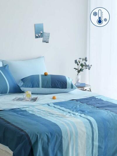 부드러운 냉감 고밀도 순면 여름 슬림 차렵이불 2 color 2size