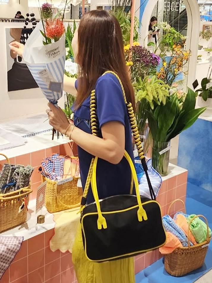 브루클린백 블랙 레몬 + 로프 스트랩