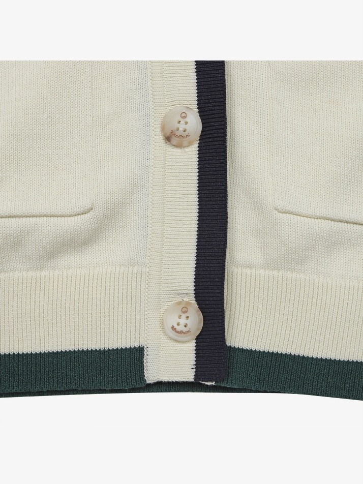 Knit cardigan (cream)