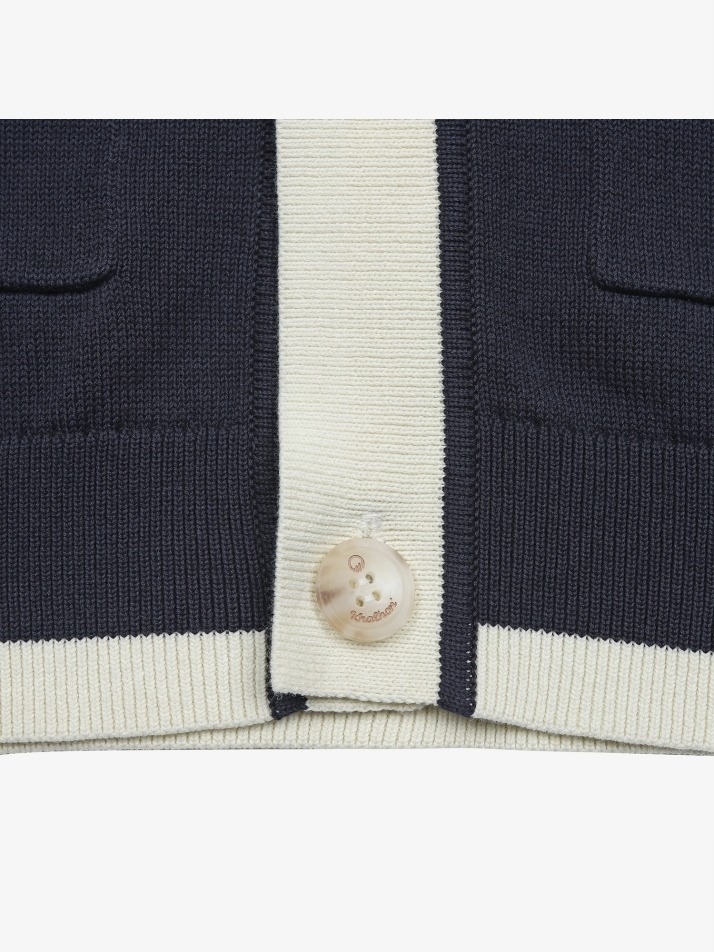 knit cardigan (navy)