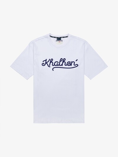 Chain stitch T-shirts (white)