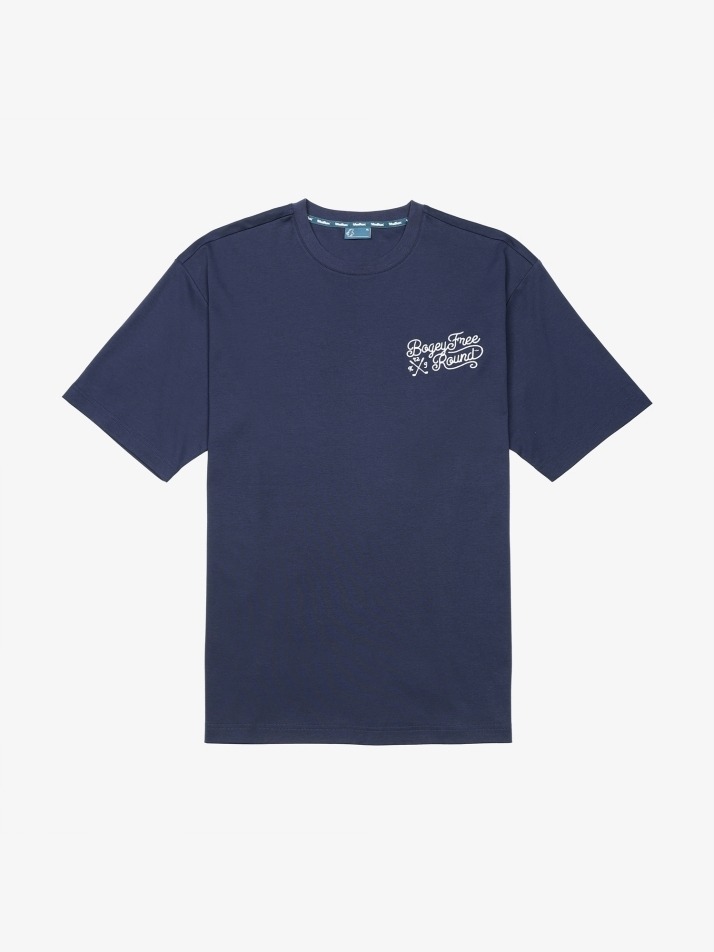 Bogey free round T shirts (navy)