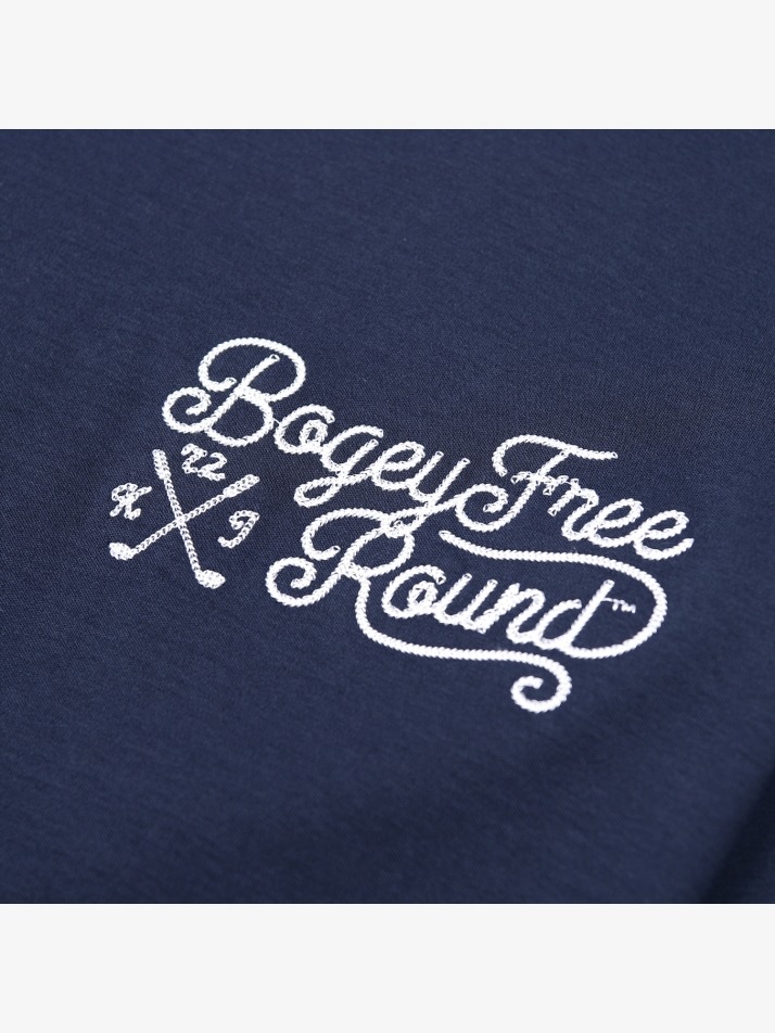 Bogey free round T shirts (navy)