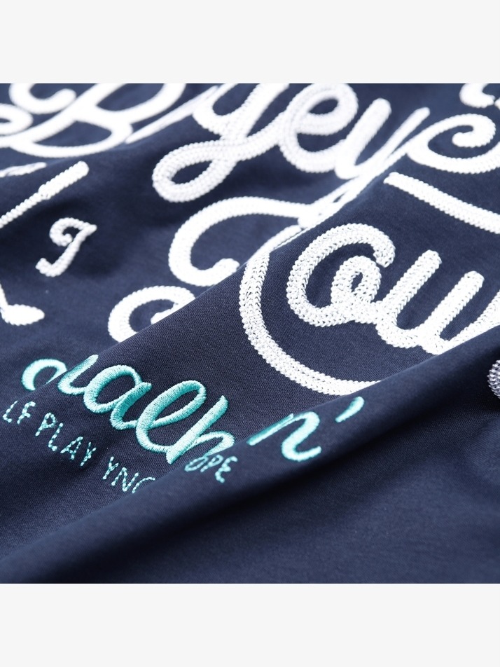 Bogey free round T shirts (navy)