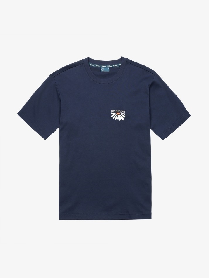 Khalhon Flower T shirts (navy)