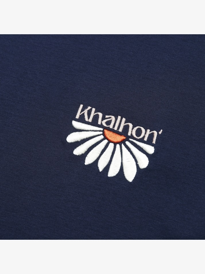 Khalhon Flower T shirts (navy)
