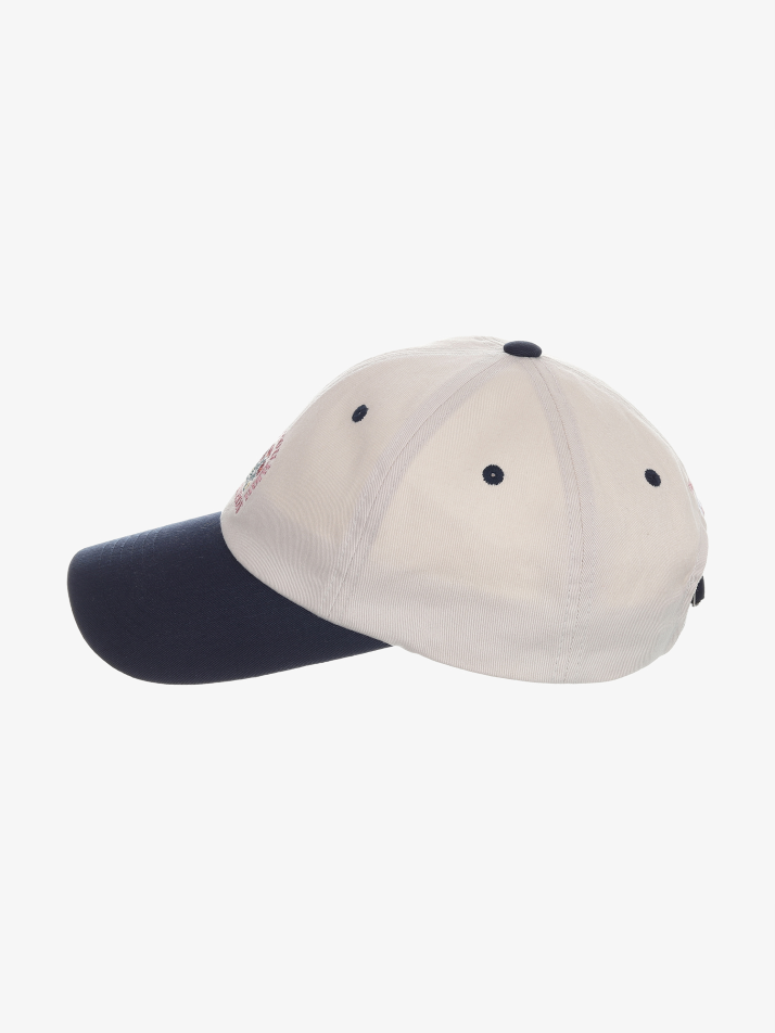 Flower logo cap (navy)