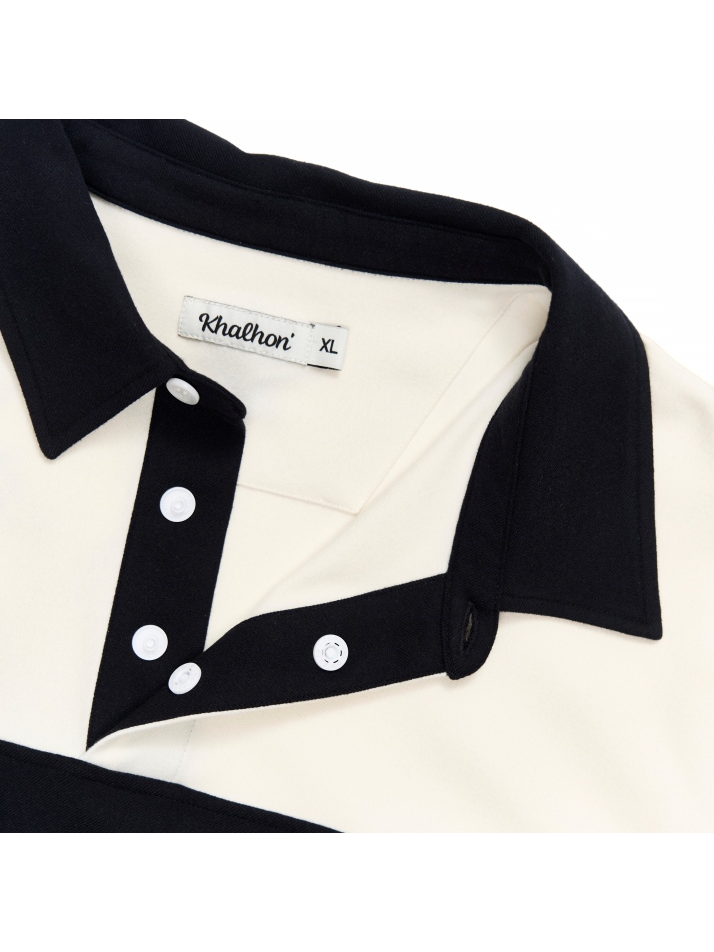 EMBROIDERY POLO (OFF WHITE)