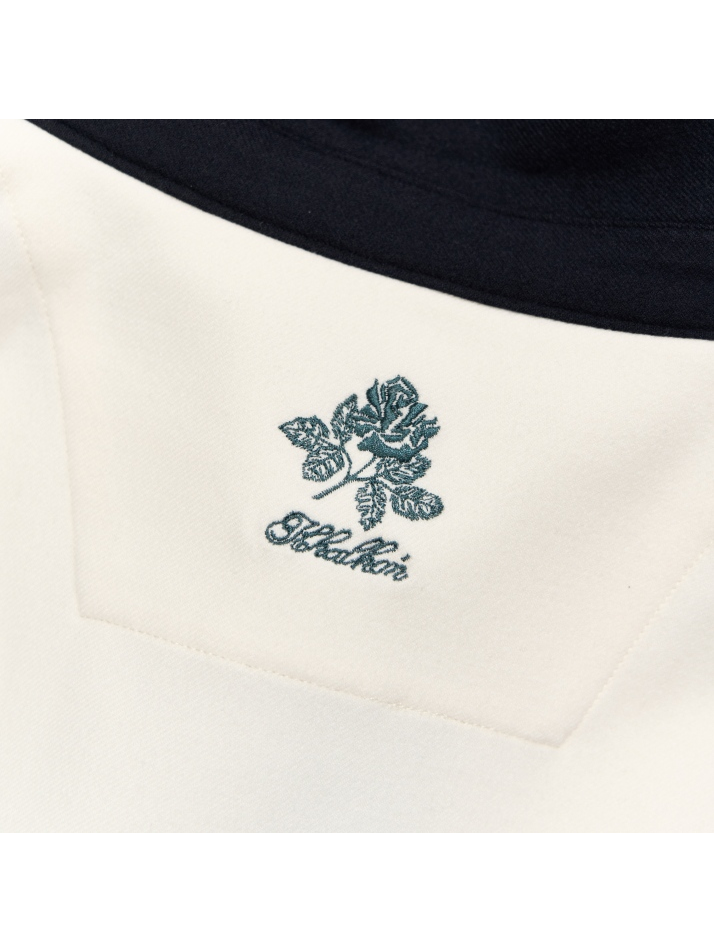 EMBROIDERY POLO (OFF WHITE)