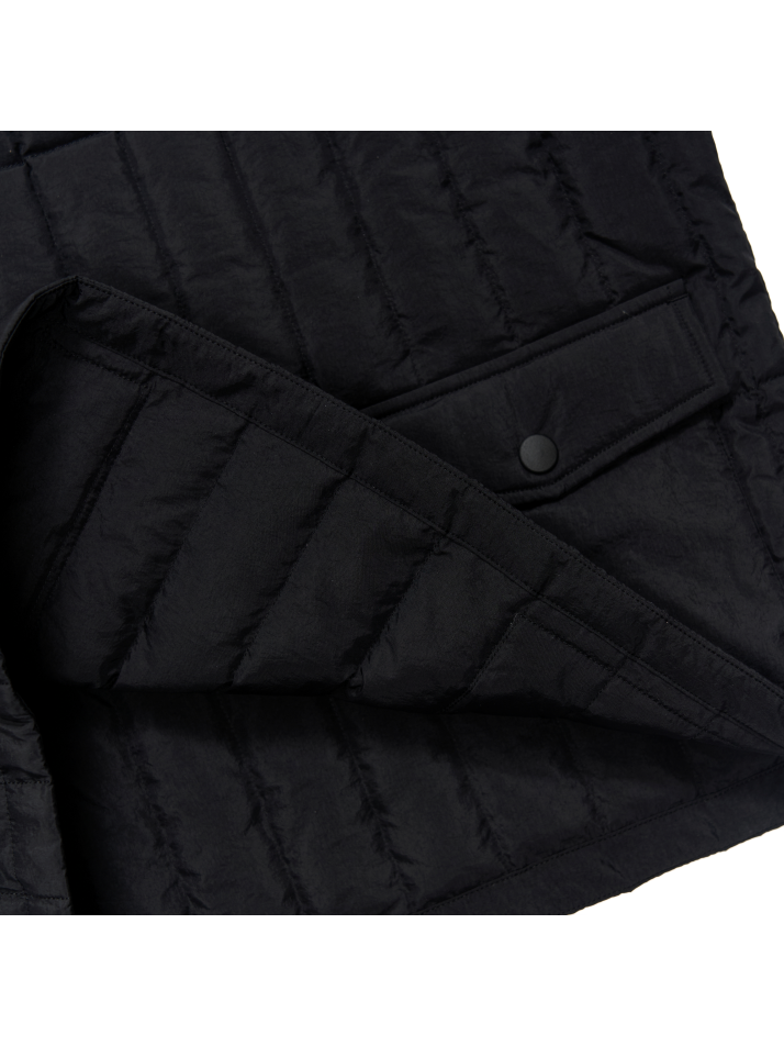 DUCK DOWN QUILTING VEST (BLACK)