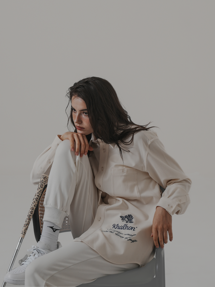 EMBROIDERY SHIRT (OFF WHITE)