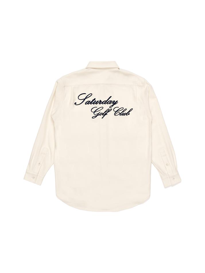 EMBROIDERY SHIRT (OFF WHITE)