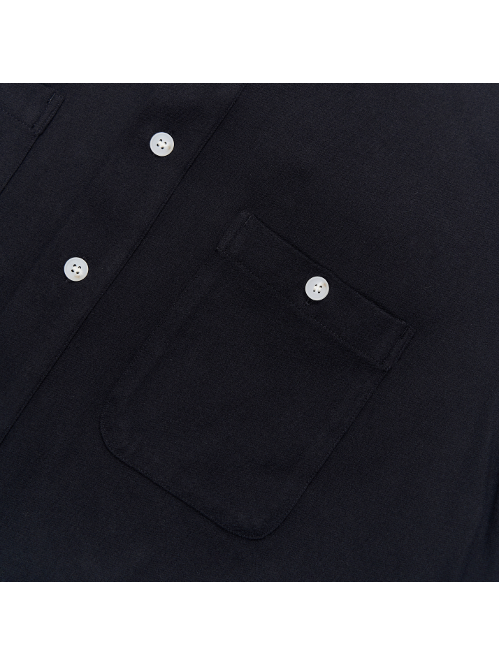 EMBROIDERY SHIRT (NAVY)