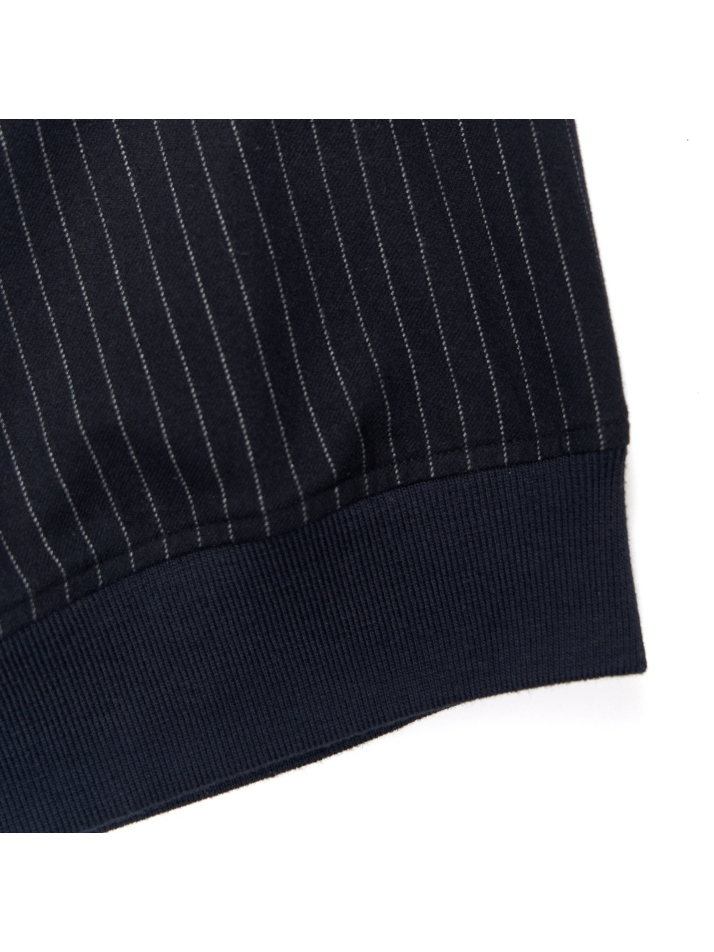 STRIPE POLO (NAVY)