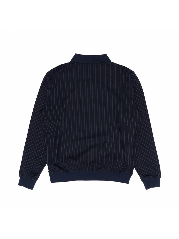 STRIPE POLO (NAVY)