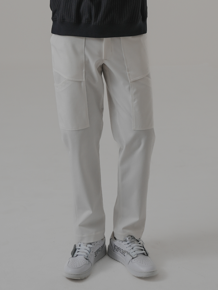 KHALHON' SIGNATURE PANTS (WHITE)