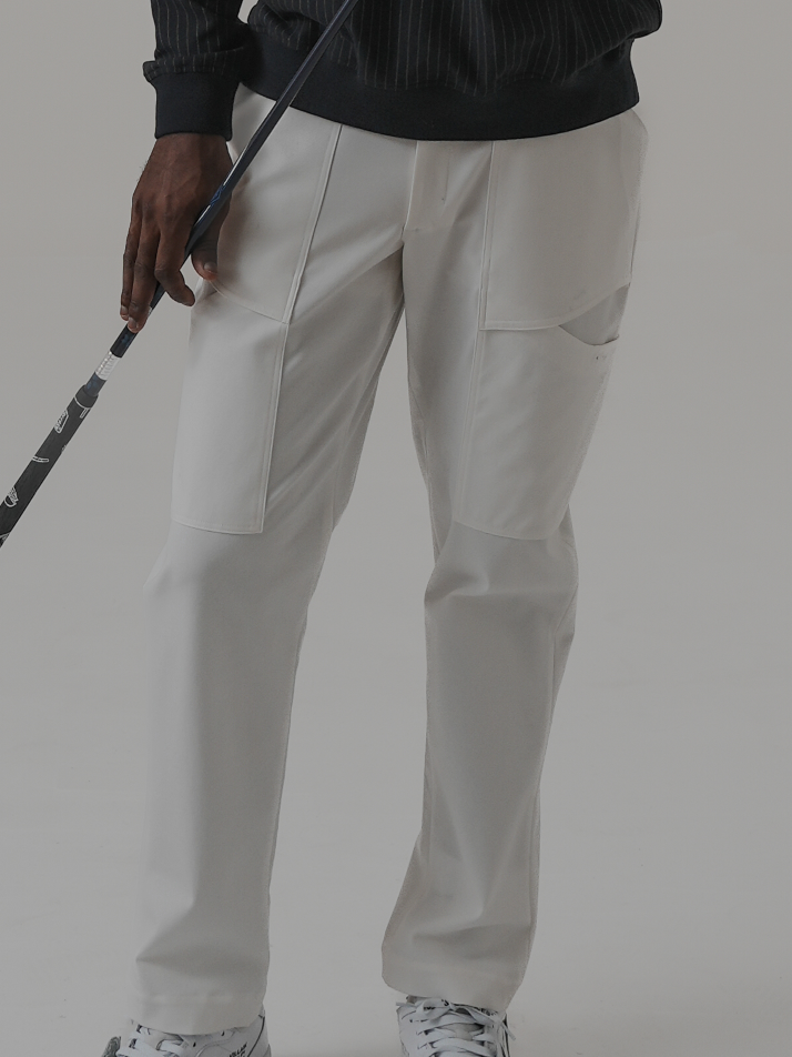 KHALHON' SIGNATURE PANTS (WHITE)