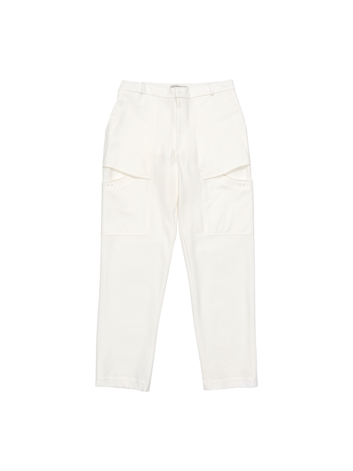 KHALHON' SIGNATURE PANTS (WHITE)