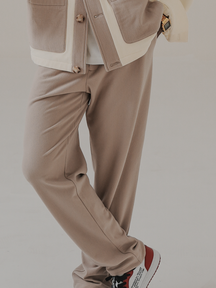 MEN'S CORDUROY PANTS (LIGHT BEIGE)