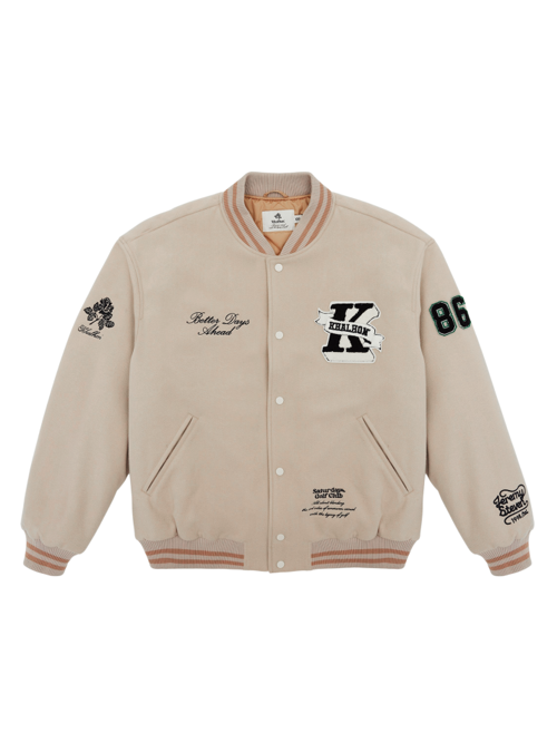 BOMBER JACKET (BEIGE)
