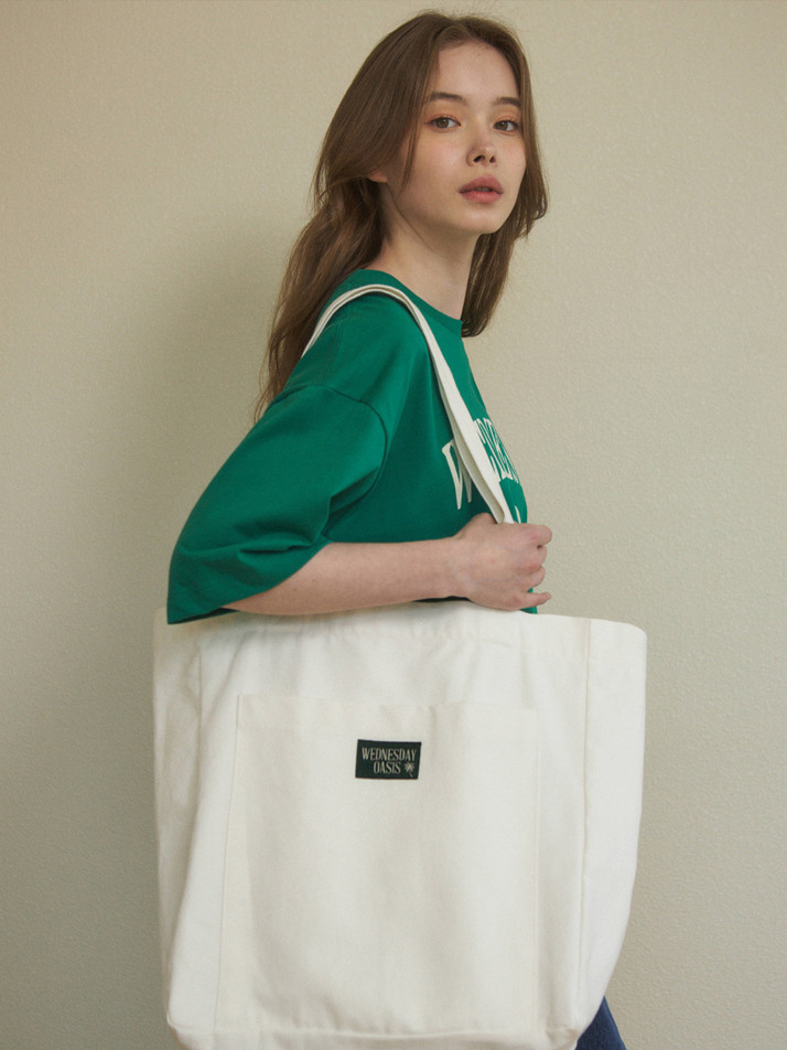 에버 클래식 라벨 빅 에코백(small/big)