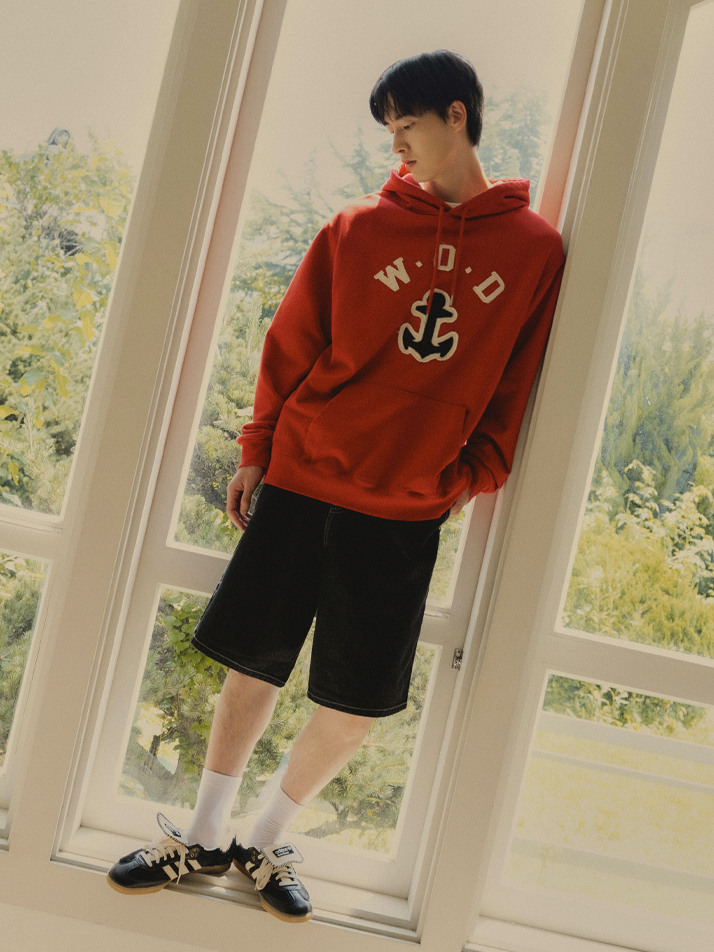 헤비 코튼 세인트 후드 스웨트셔츠(3color)