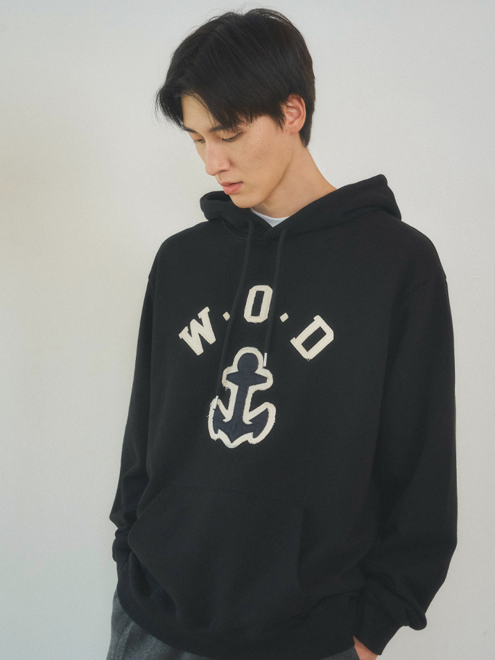 헤비 코튼 세인트 후드 스웨트셔츠(3color)