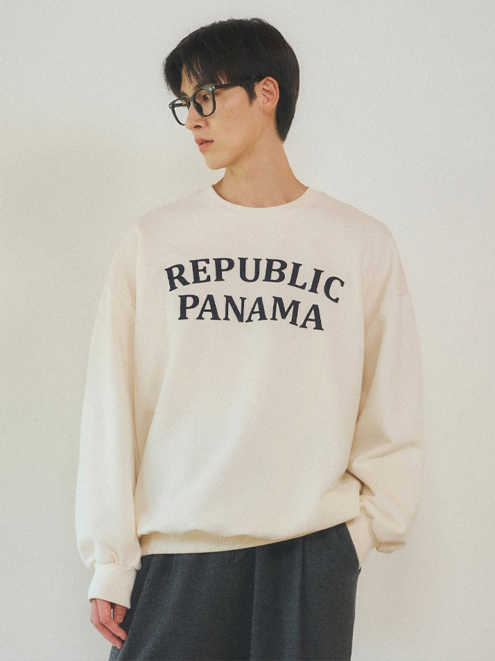 헤비 코튼 파나마 스웨트셔츠 (4color)