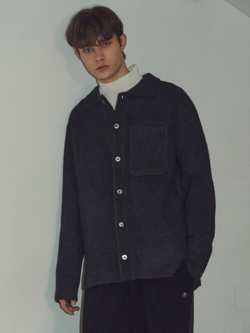 올웨이즈 브러쉬 셔츠 니트 가디건 3COLOR