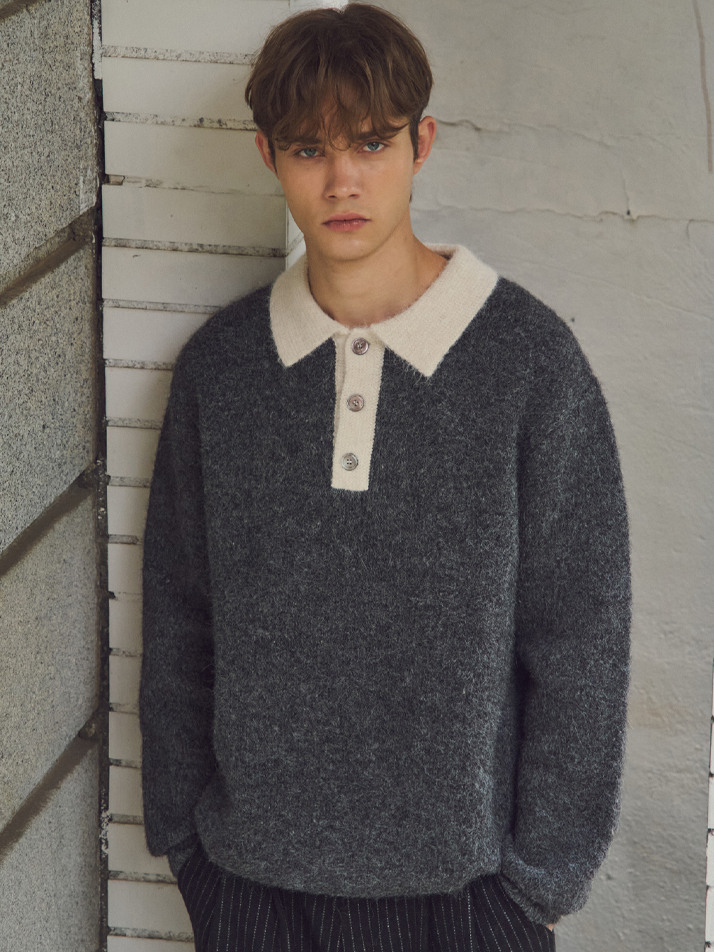 올웨이즈 베네치아 헤어리 울 니트 4COLOR