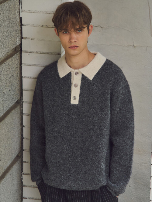 올웨이즈 베네치아 헤어리 울 니트 4COLOR